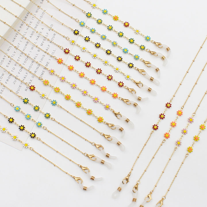 Floral Themed Eyewear Chain Kalsten