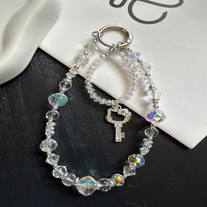 Elegant Crystal Beaded Keychain Kalsten