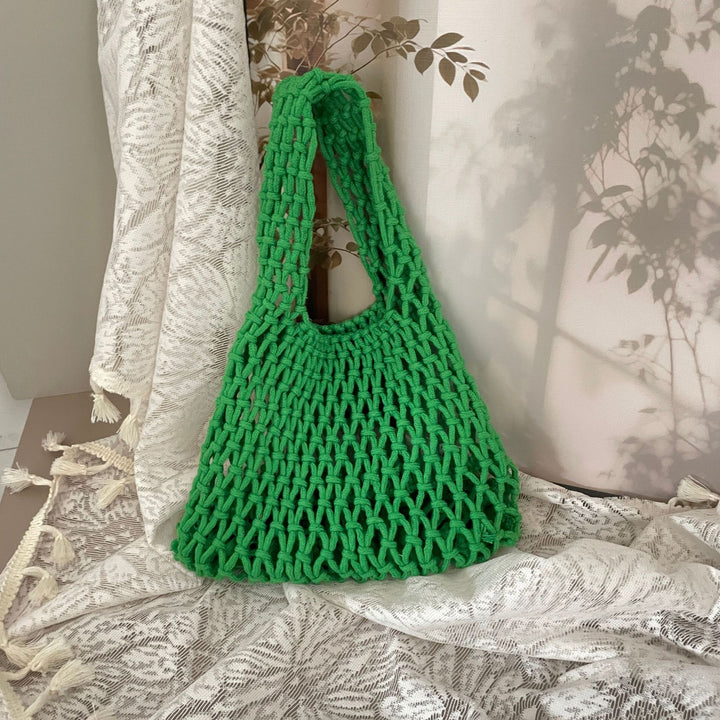 Hand-knotted tote bag with unique design Kalsten