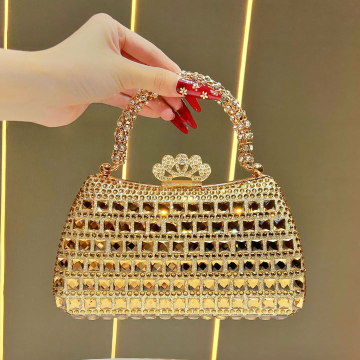 Ornate Studded Evening Handbag