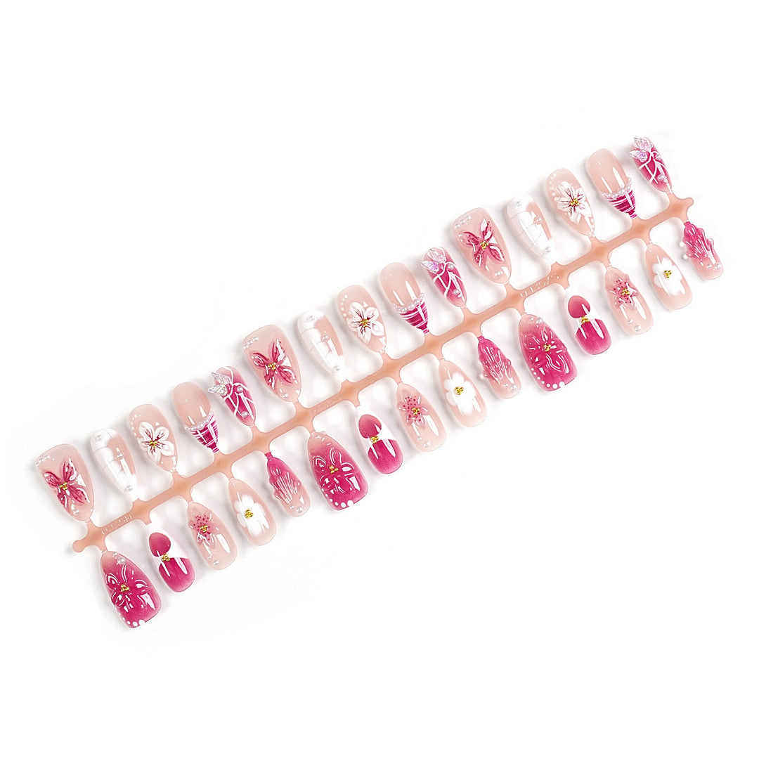 Premium Press-On Nail Art Kit with Accessories