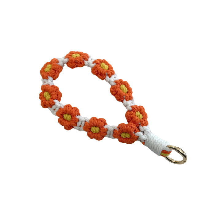Floral Macrame Keychain Holder Kalsten
