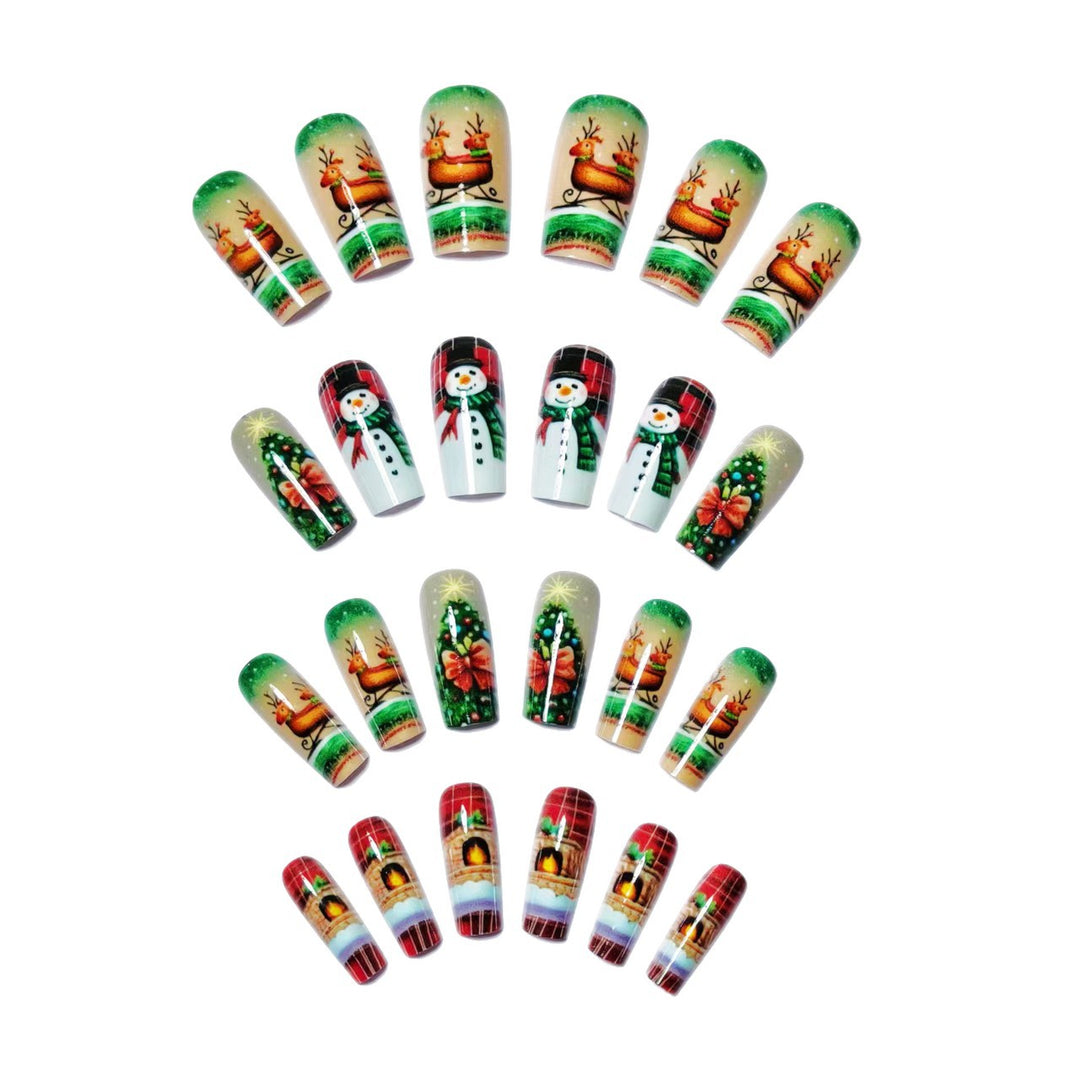 Holiday-Themed Nail Art Design Kalsten
