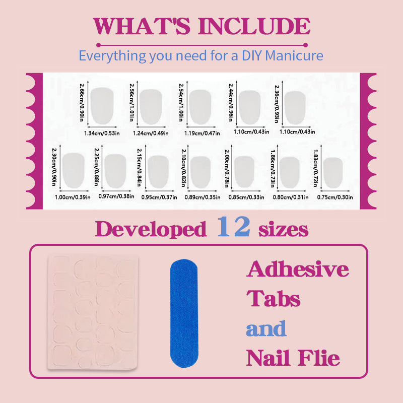Nail art set with elegant butterfly designs Kalsten