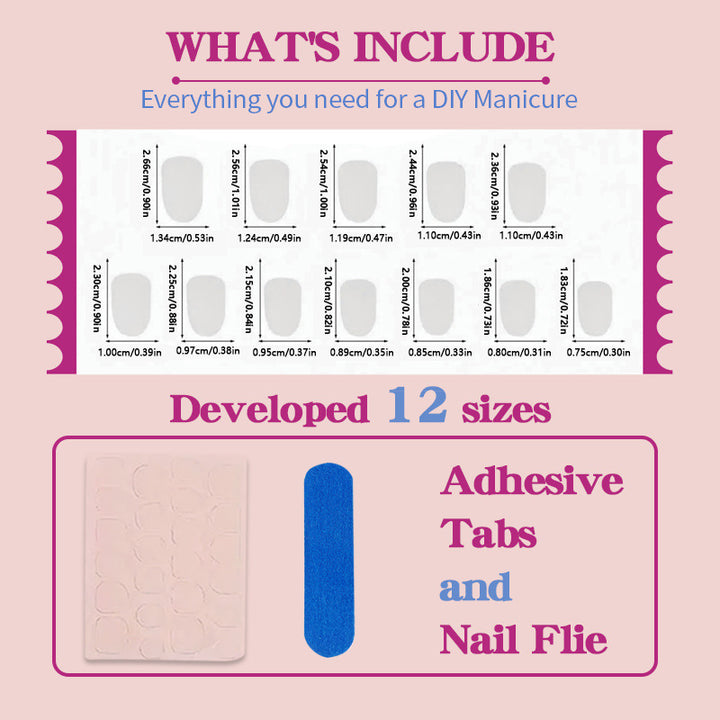 Nail art set with elegant butterfly designs Kalsten