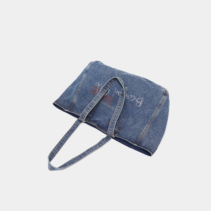 Casual Denim Tote Bag