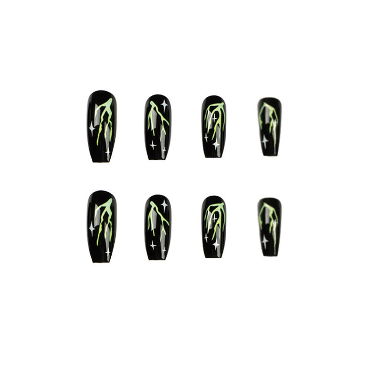 Creative Nail Art with Neon Motif Kalsten
