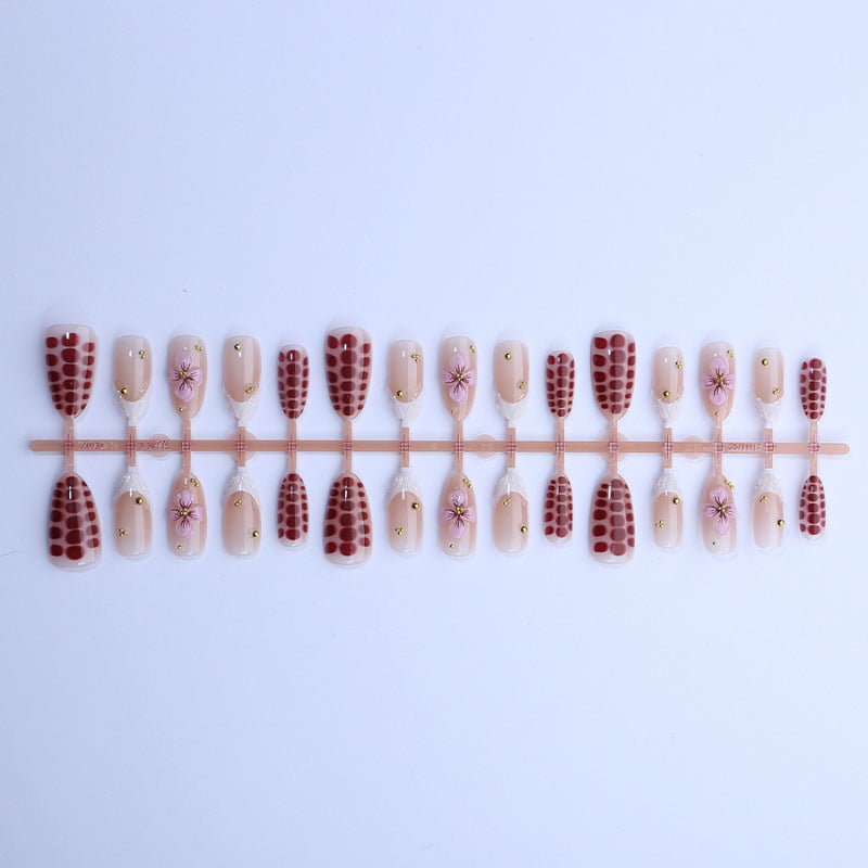 Floral Art Press-On Nail Set Kalsten