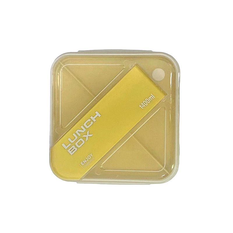 Versatile Multi-Compartment Lunch Box with Leak-Resistant Design