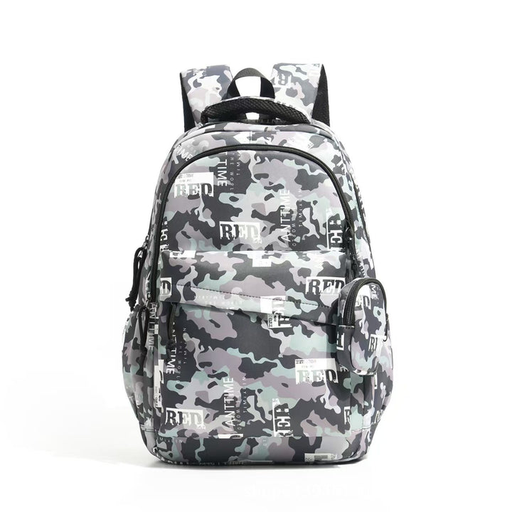 Backpack with Modern Camouflage Design and Functional Pockets Kalsten