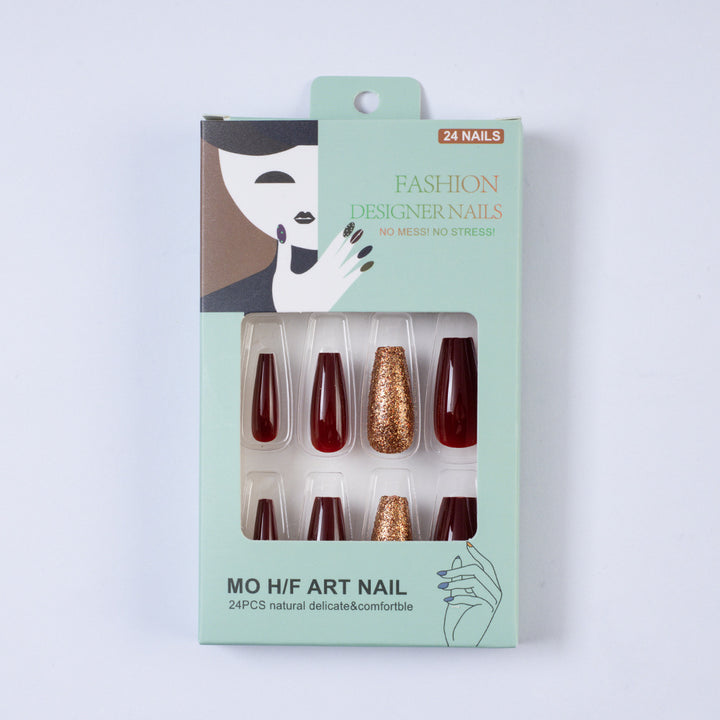 Glamorous Artificial Nail Set Kalsten