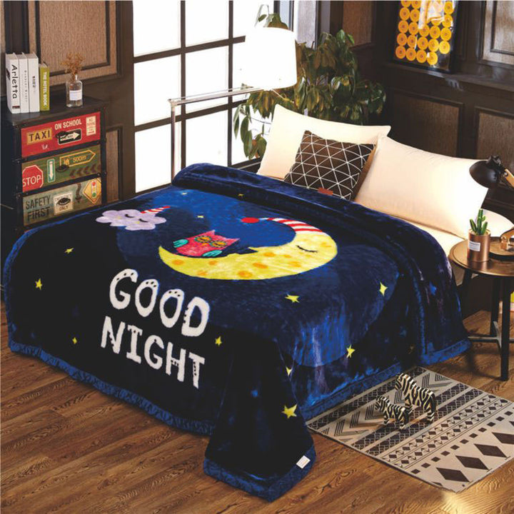 Decorative Fleece Throw Blanket Kalsten