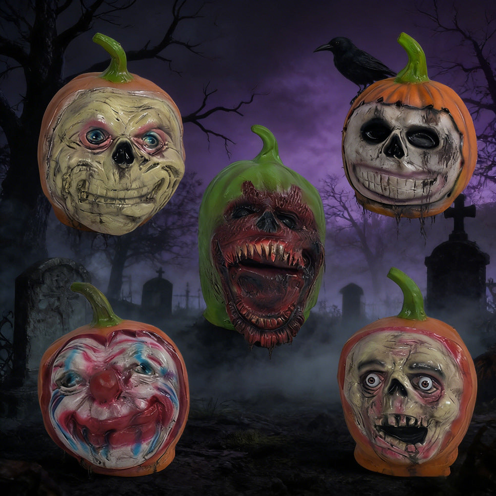 Creepy Pumpkin Skull Decoration Kalsten