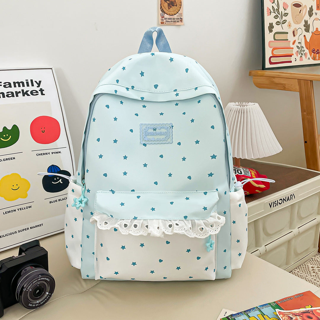 Playful Star-Patterned Backpack Kalsten