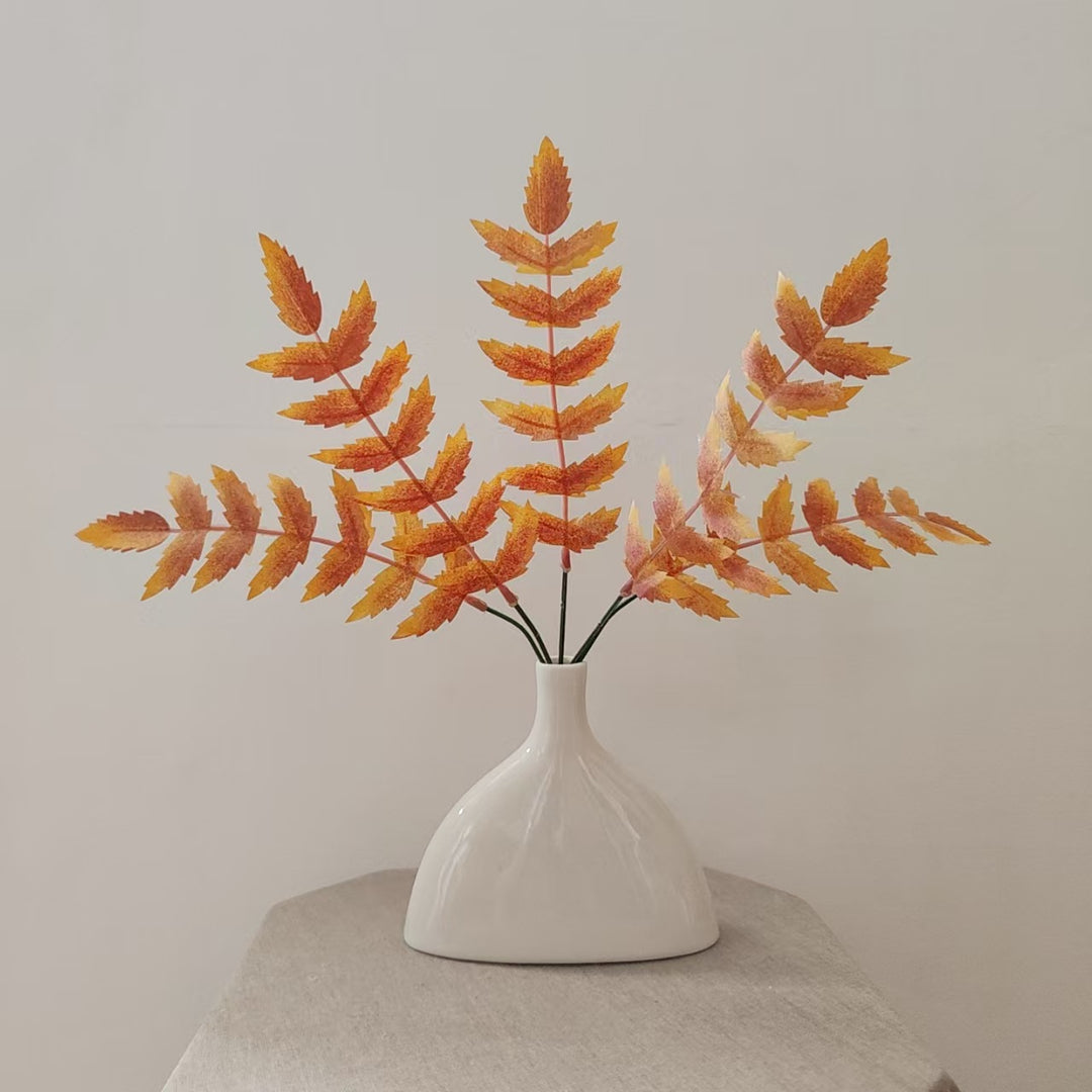 Autumn-Inspired Decorative Leaf Stem