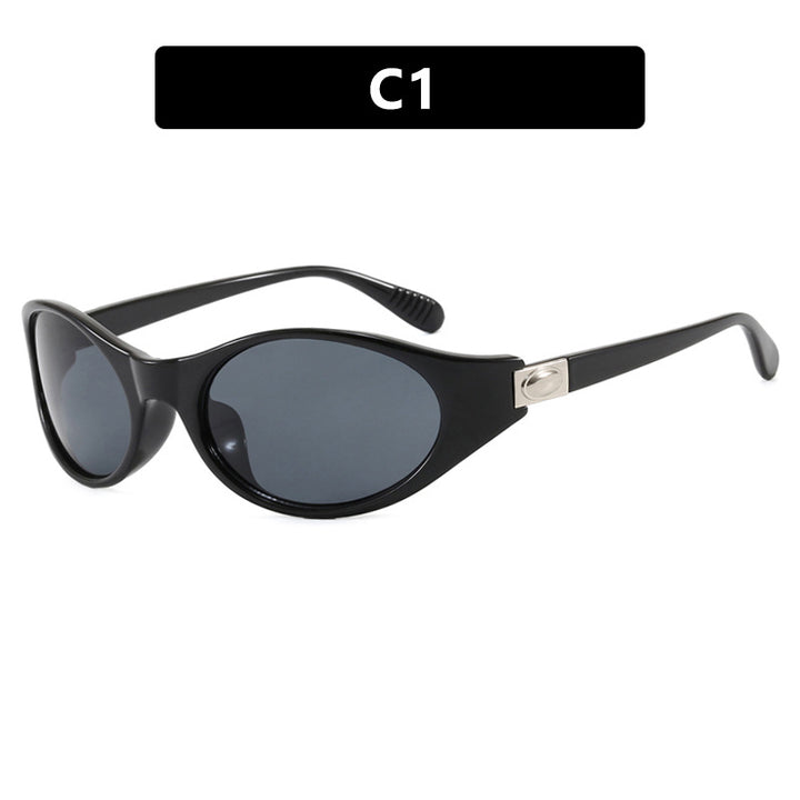 Ladies stylish sunglasses in elegant oval design with protective UV filter Kalsten