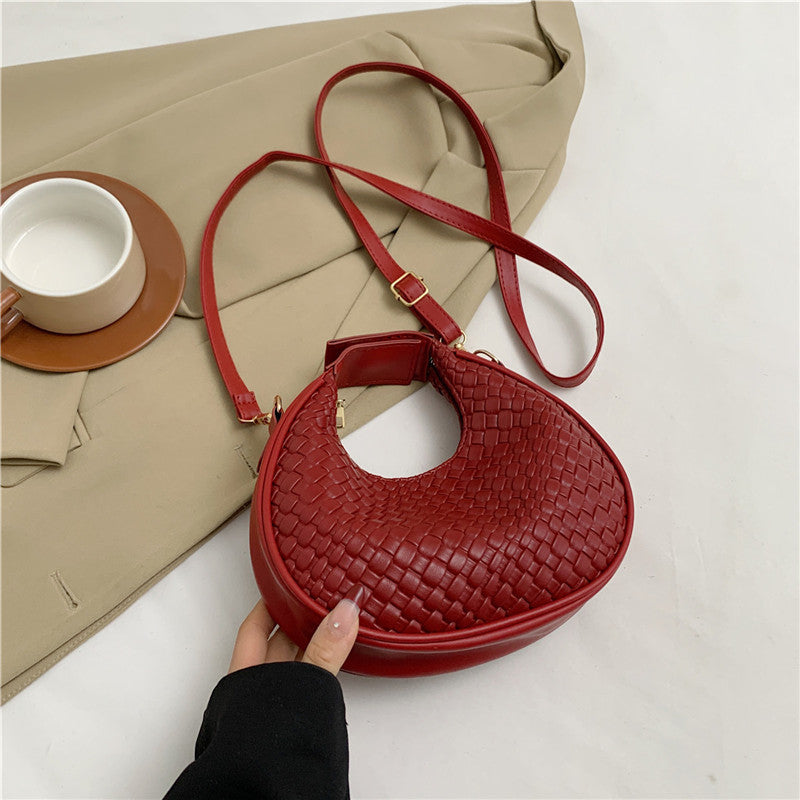 Textured Woven Crossbody Bag Kalsten