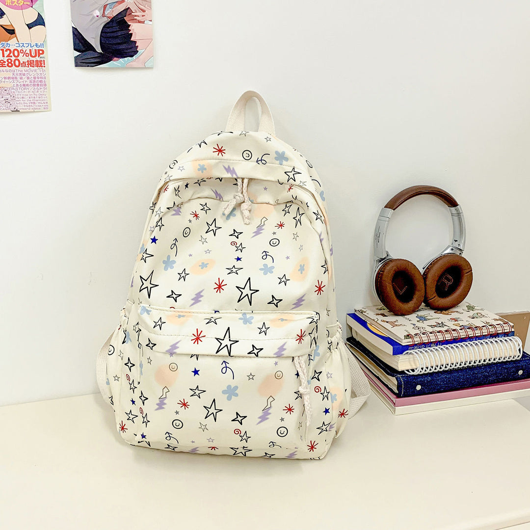 Stylish Patterned School Backpack Kalsten