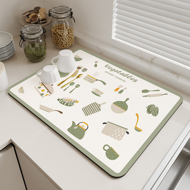 Decorative Kitchen Counter Mat Kalsten