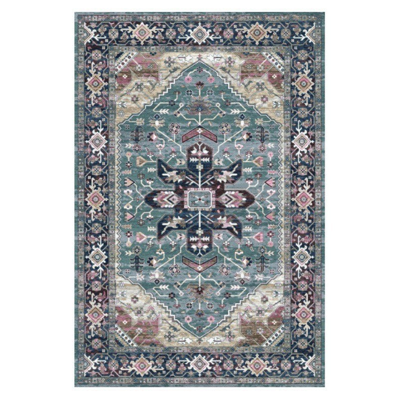 Vintage Floral Patterned Area Rug