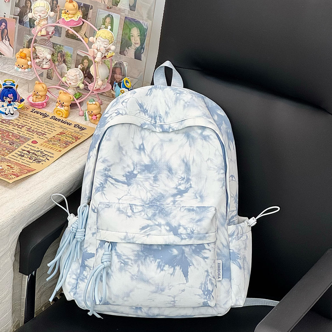 Trendy Tie-Dye Patterned Backpack Kalsten
