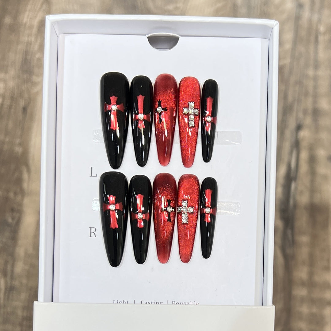 Glamorous Stiletto Press-On Nail Set Kalsten