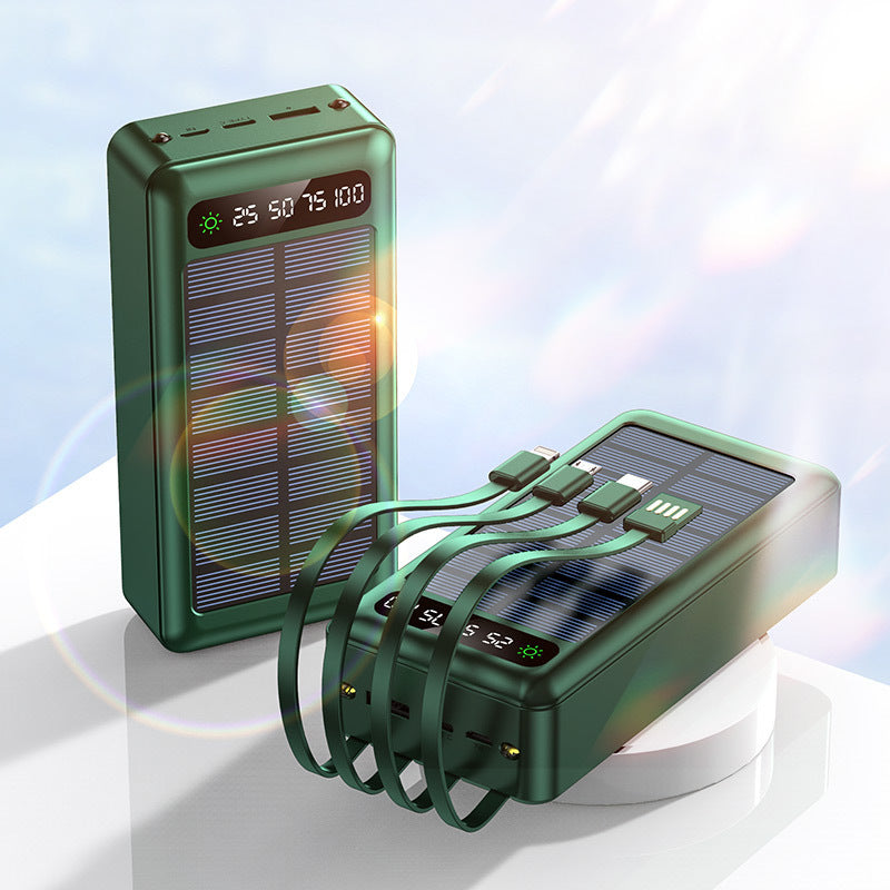 Solar Power Bank with Multifunctional Charging Function and Integrated LED Display Kalsten