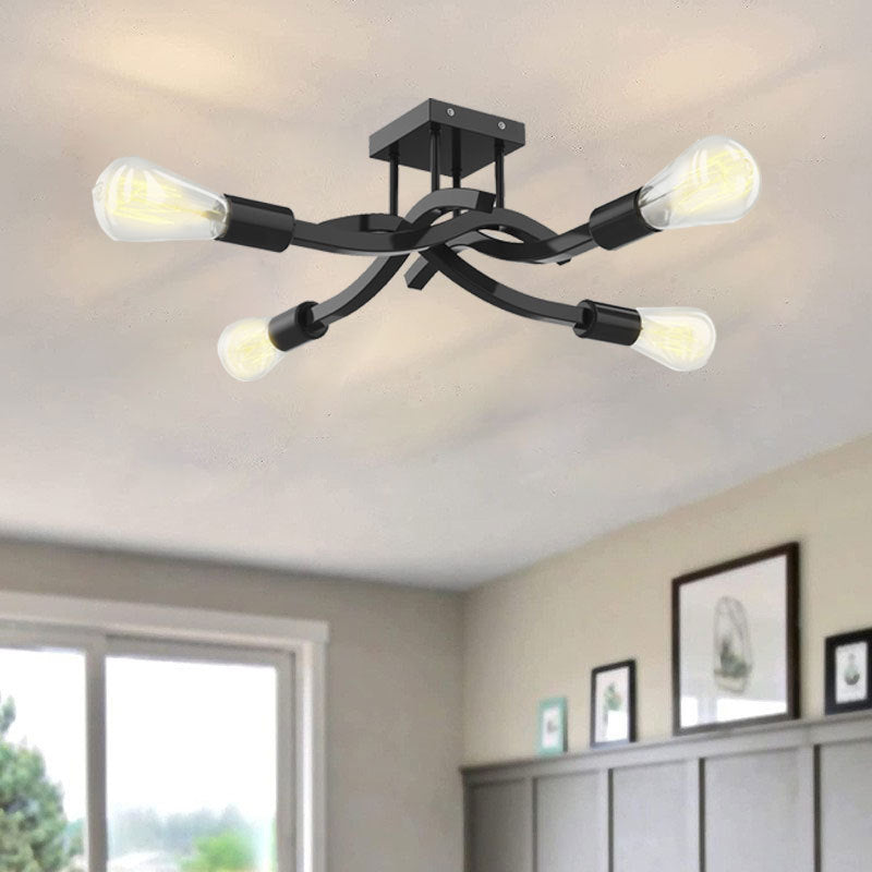 Artistic Swirl Ceiling Light