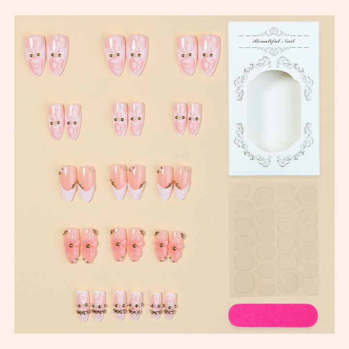 Glamorous 3D Art Nails with Floral Accents Kalsten