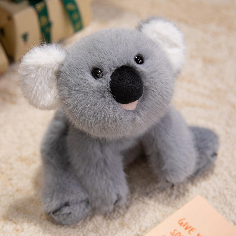 Plush Panda Sitting Cuddle Toy with Round Head and Realistic Safety Eyes Kalsten