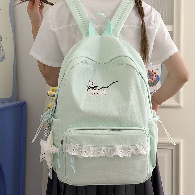 Stylish Embroidered Animal-Themed Backpack Kalsten