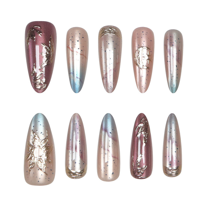 Sculpted Stiletto Nail Extensions Kalsten