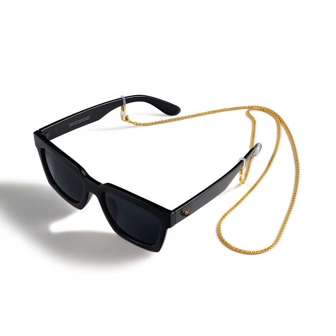 Elegant Gold Metal Eyewear Chain Kalsten