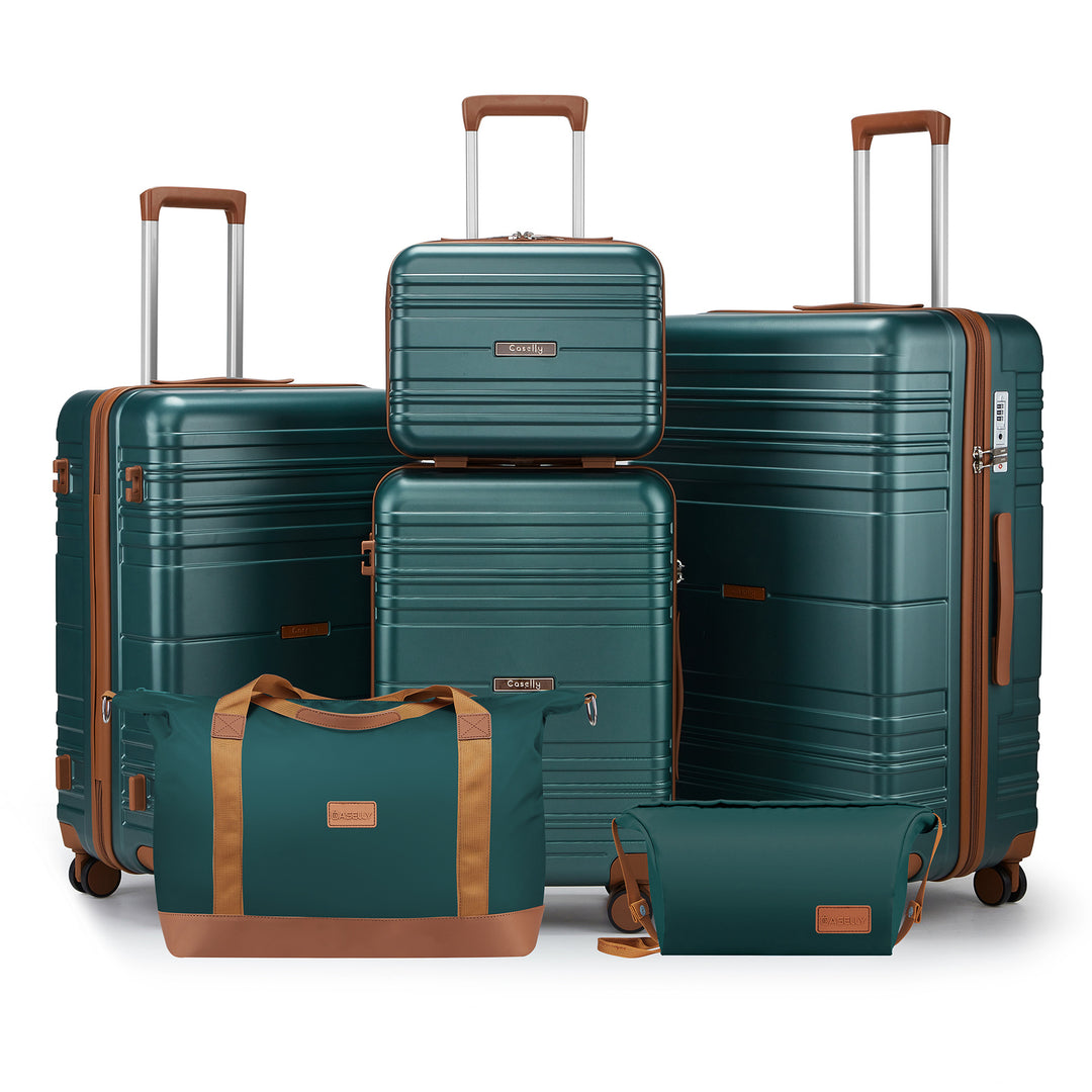 Unisex Versatile Expandable Hard Shell Travel Luggage Set Kalsten