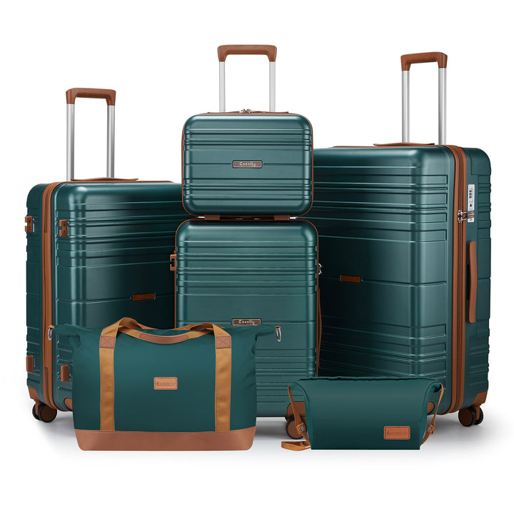 Unisex Versatile Expandable Hard Shell Travel Luggage Set Kalsten