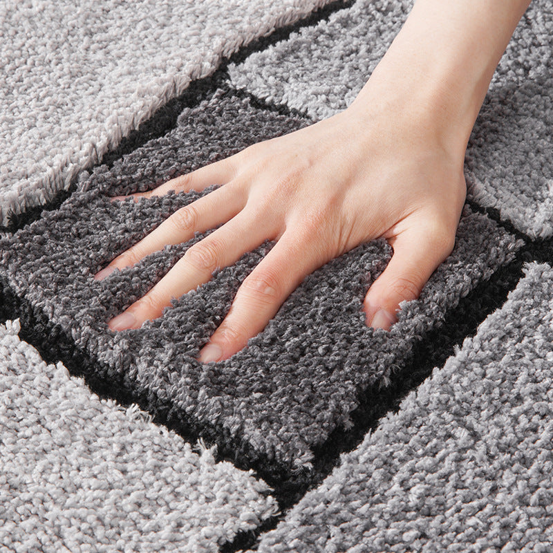 Geometric Pattern Bathroom Mat Kalsten
