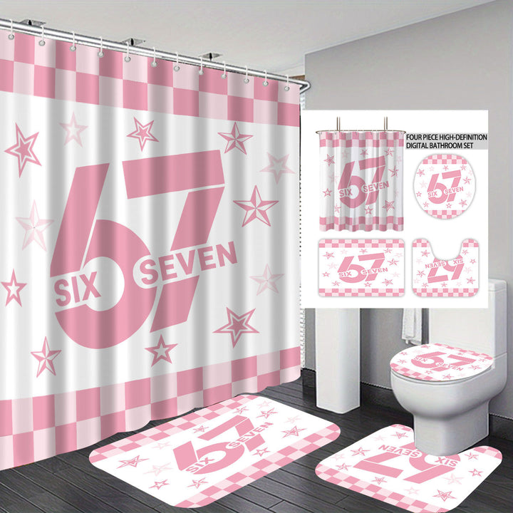 Colorful Dessert-Themed Bathroom Set Kalsten