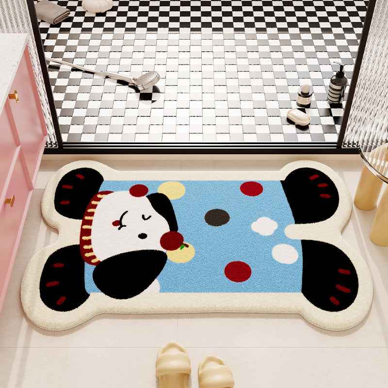 Cartoon Animal-Themed Bath Mat Kalsten