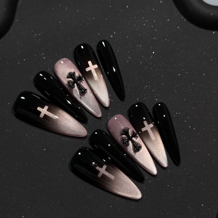 Gothic Stiletto Nail Tips