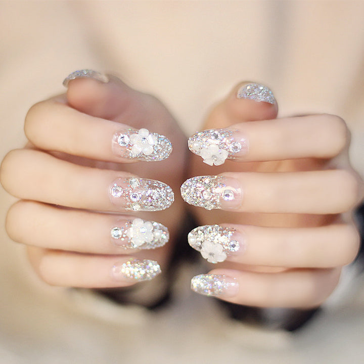 Glamorous Decorative Press-On Nail Art