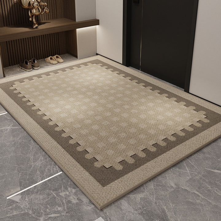 Elegant Tropical-Themed Entryway Mat Kalsten