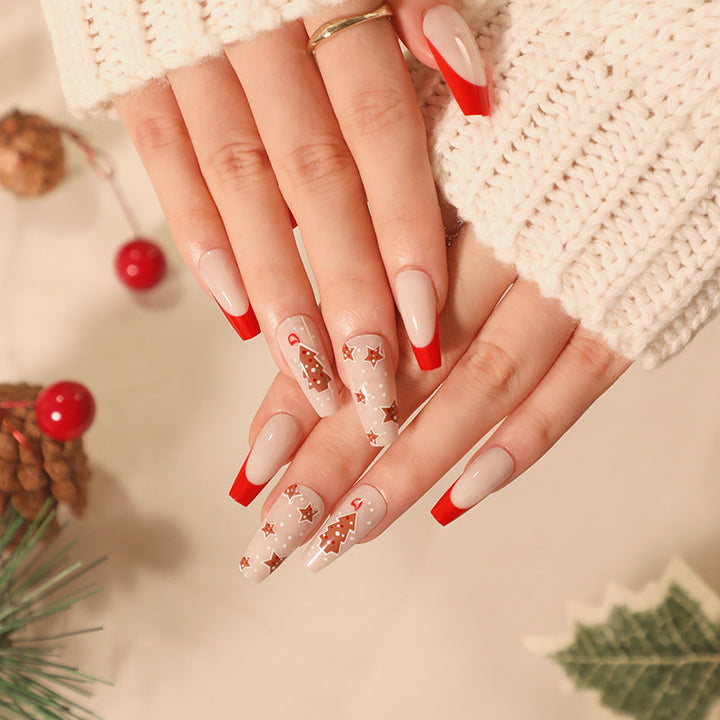 Artful Nail Art with Festive Christmas Design Kalsten