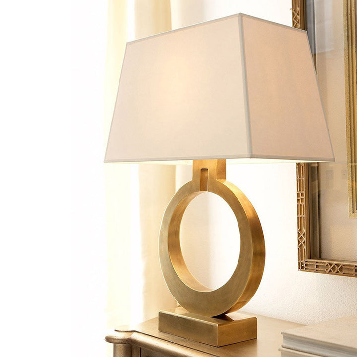 Modern Circle Design Table Lamp