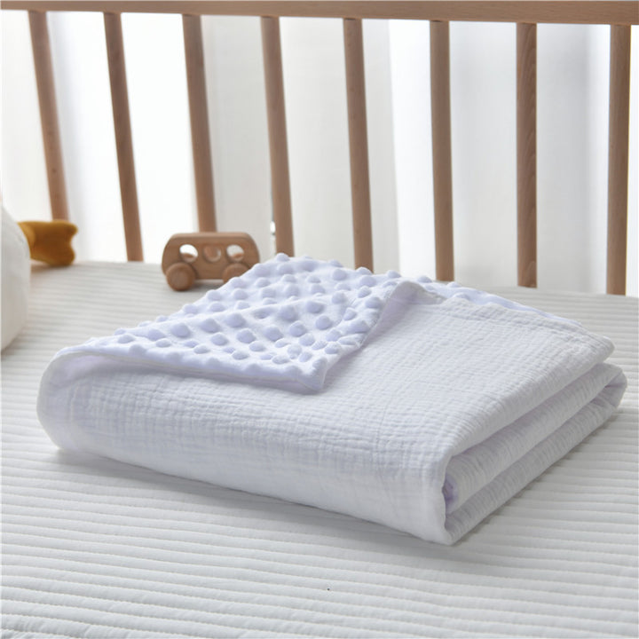 Plush Quilted Double-Sided Baby Blanket kalsten