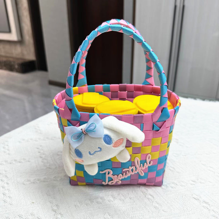 Playful and Colorful Basket Bag Kalsten