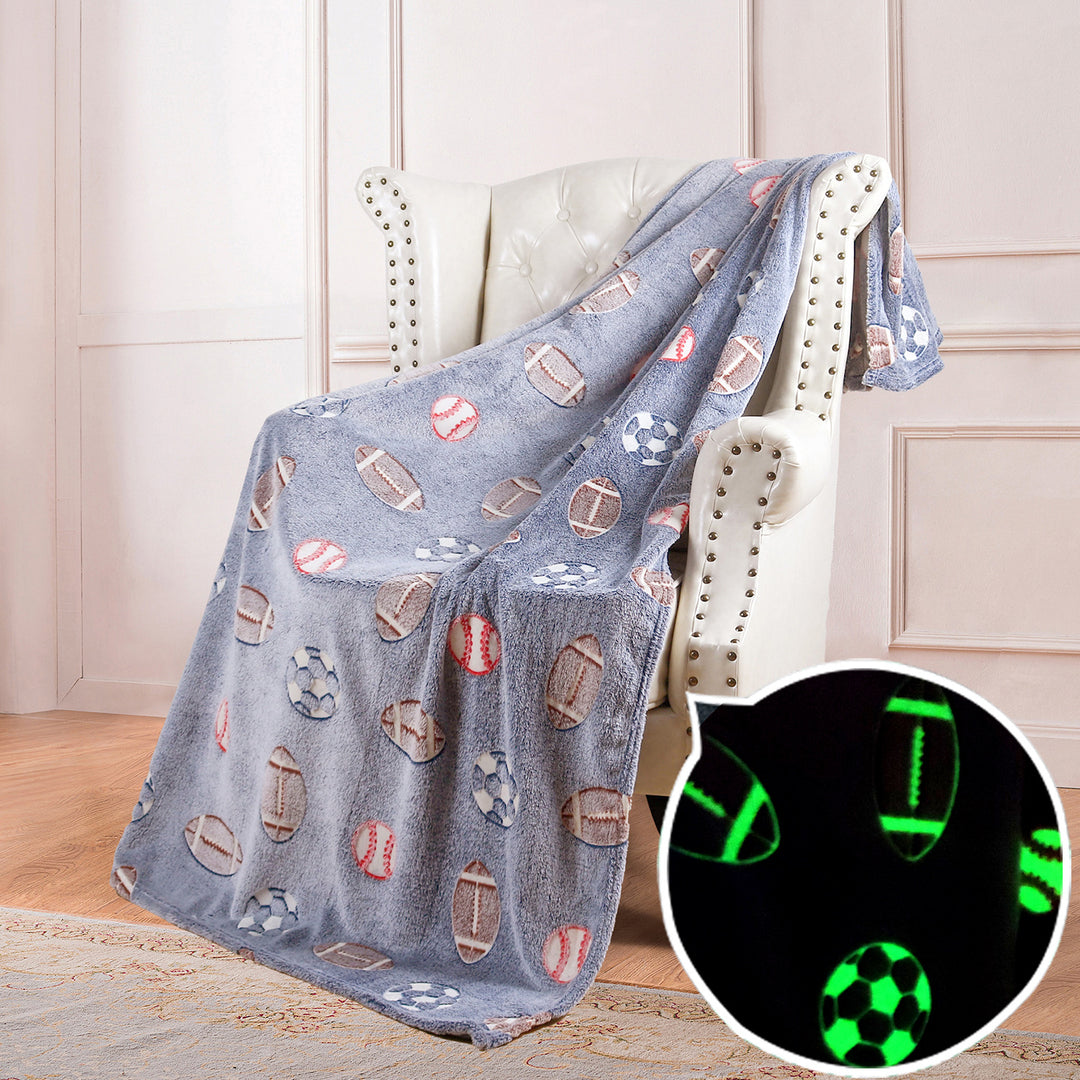 Unisex Sport-Motiv Fleece Blanket Kalsten