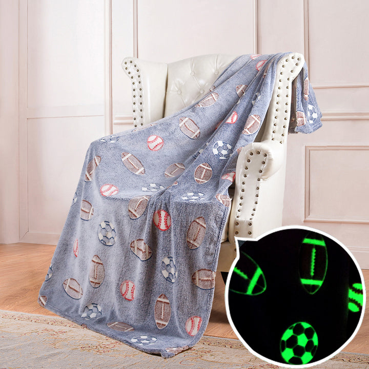 Unisex Sport-Motiv Fleece Blanket Kalsten