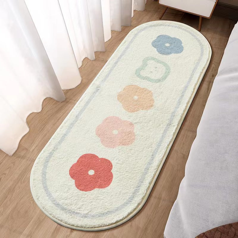 Plush Cartoon Bear-Themed Area Rug