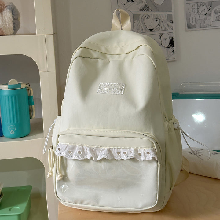 Stylish Ruffled Backpack Kalsten
