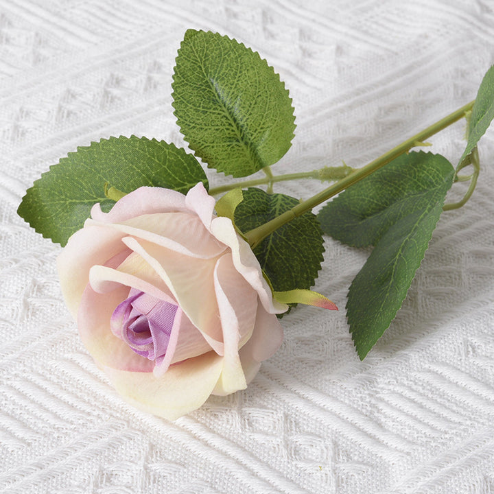 Realistic Silk Rose Decoration